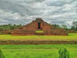 The brick mound of Rupban Mura with an arched opening